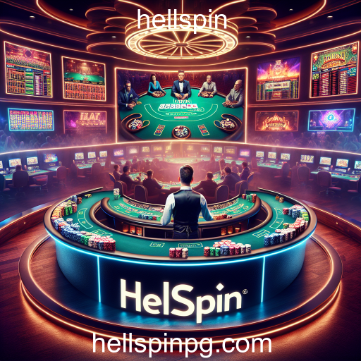 Experiência Imersiva no Casino Ao Vivo do Hellspin